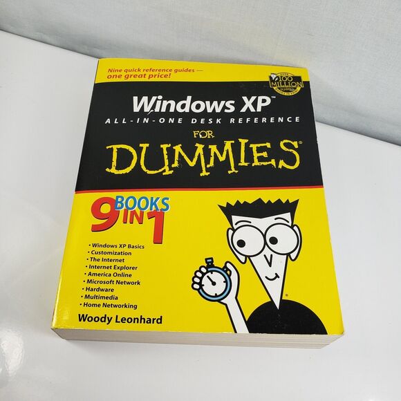 Windows XP All-In-One Desk Reference For Dummies  (FOR By Woody Leonhard **NEW** - Picture 1 of 16